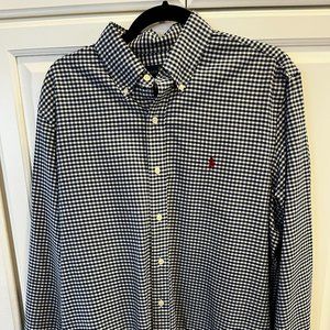Polo Button Down Shirt - Lightly Worn - Size Large